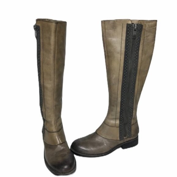 leather riding boots size 6